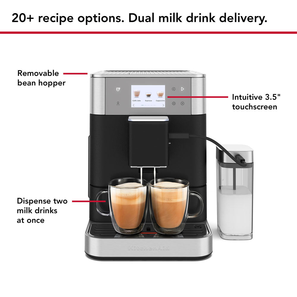 KitchenAid KF7 Fully Auto Espresso Machine Cast Iron Black