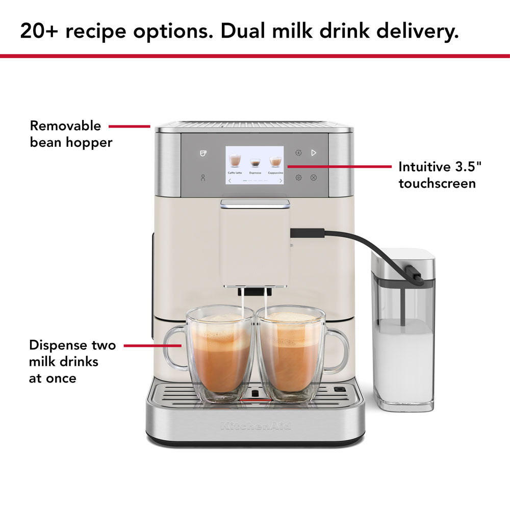 KitchenAid KF7 Fully Auto Espresso Machine Porcelain