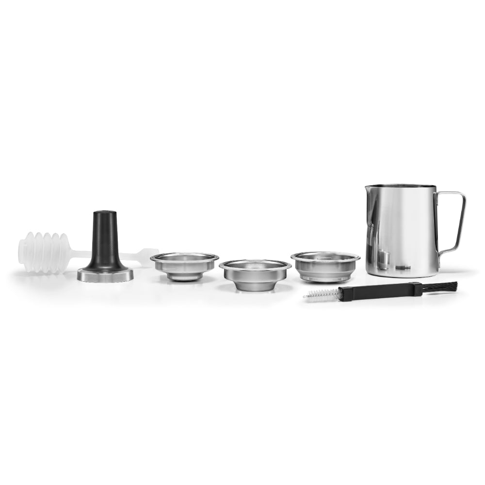 KitchenAid Semi Automatic Espresso Machine With Burr Grinder Cast Iron Black