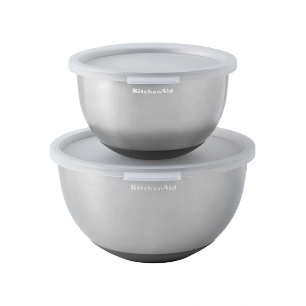 Kitchenaid Set of 2 Stainless Steel Mixing Bowls