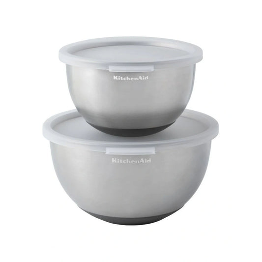 Kitchenaid Set of 2 Stainless Steel Mixing Bowls