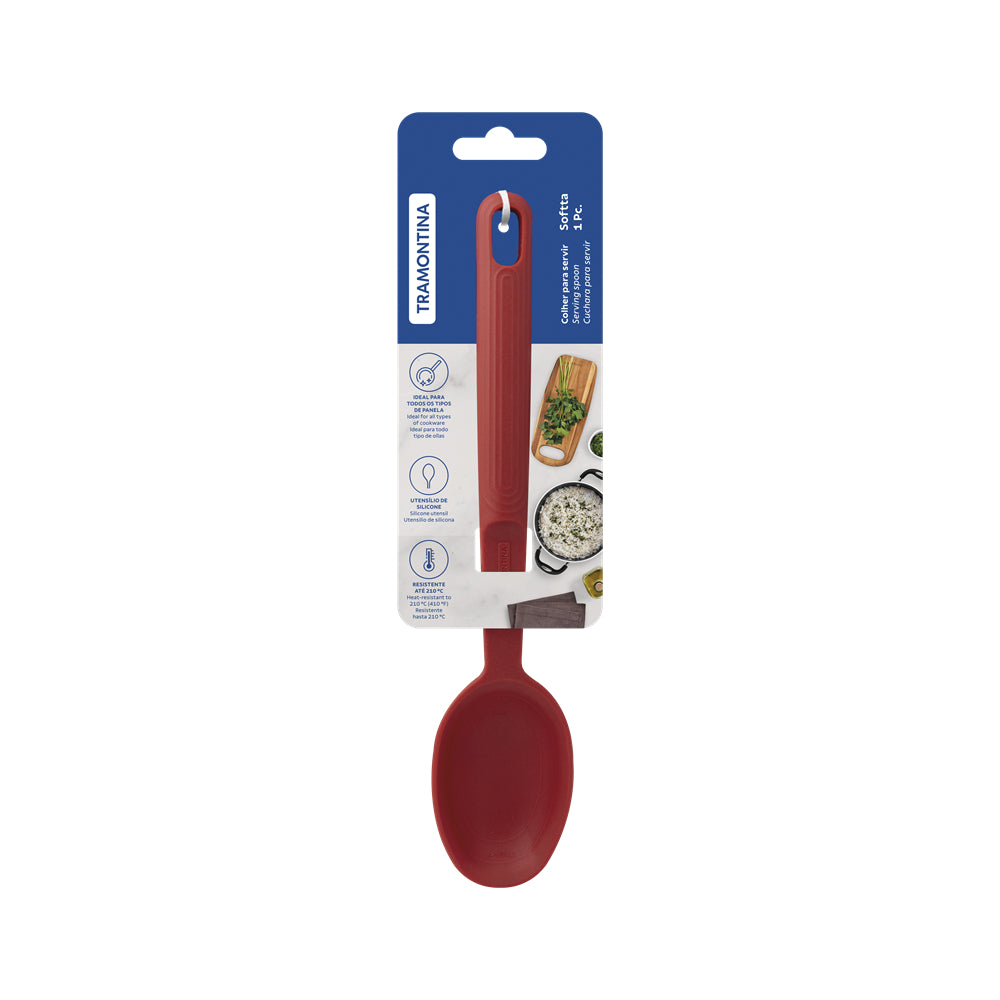 Tramontina Soffta Measure & Serving Spoon Red