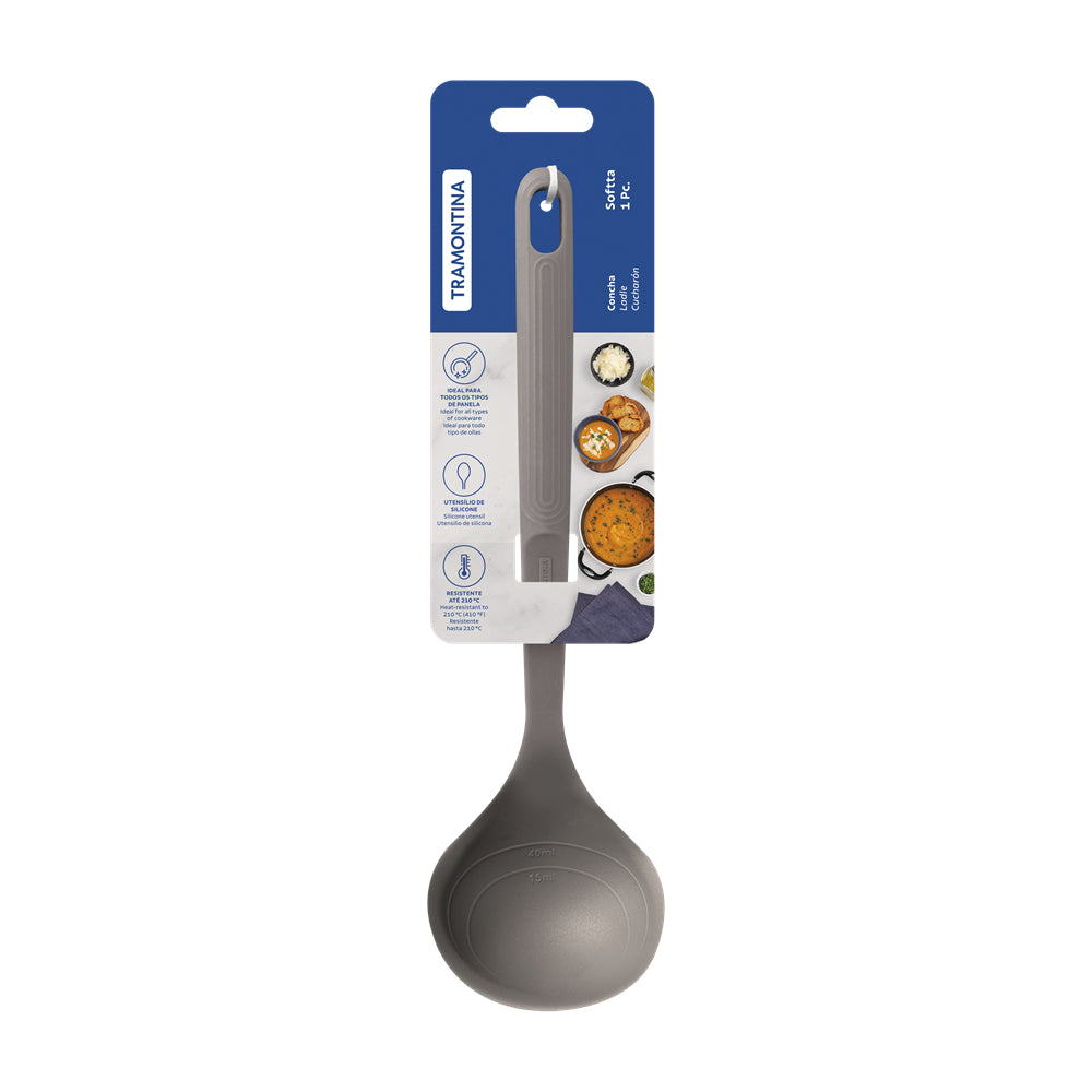 Tramontina Soffta Measure & Serving Ladle Grey