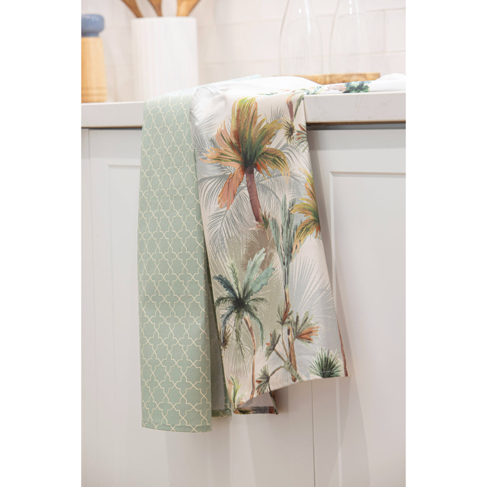 Ladelle Panama Set Of 2 Kitchen Towels