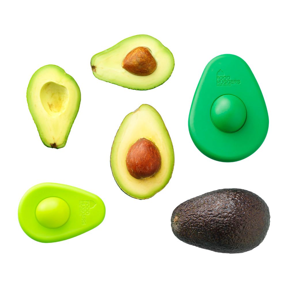 Food Huggers Avocado Hugger Set of 2 Fresh Green