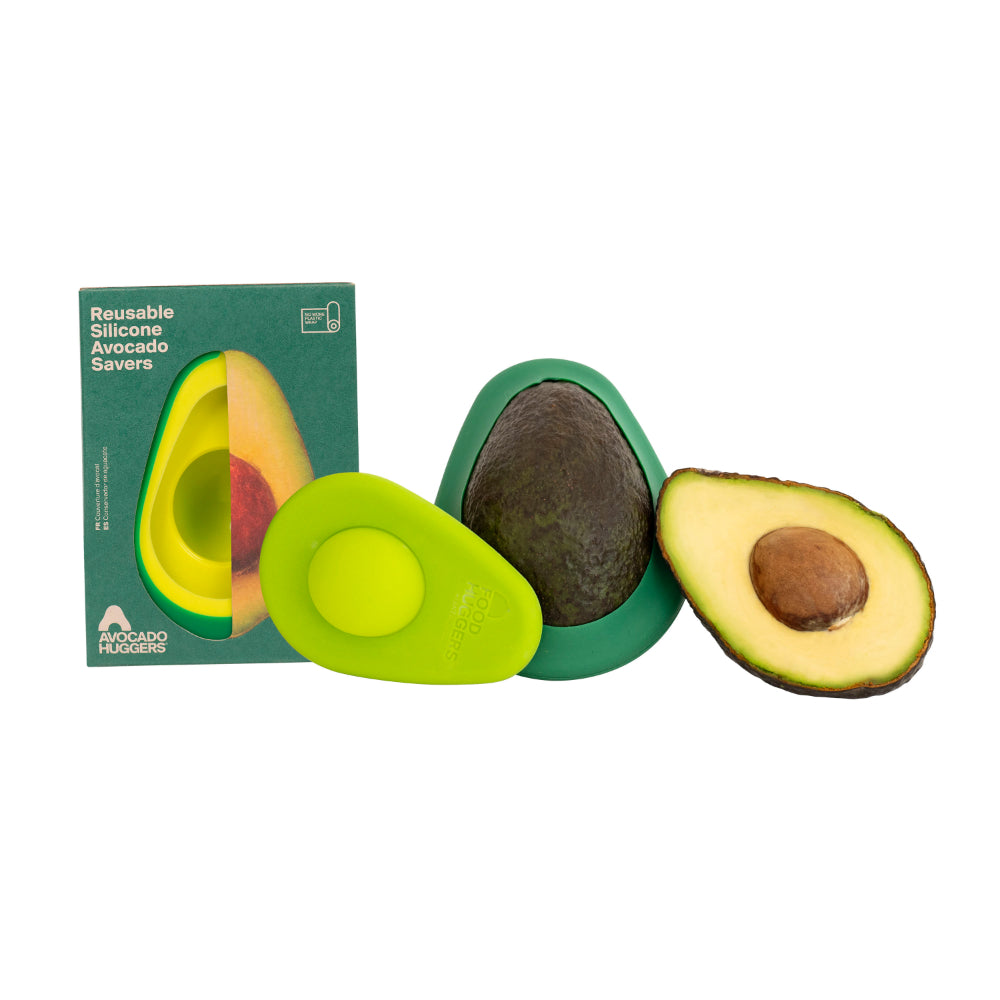 Food Huggers Avocado Hugger Set of 2 Fresh Green
