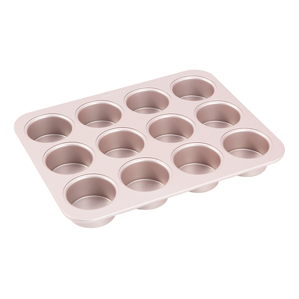 Chefmade 12 Cup English Muffin Pan With Loose Bottom