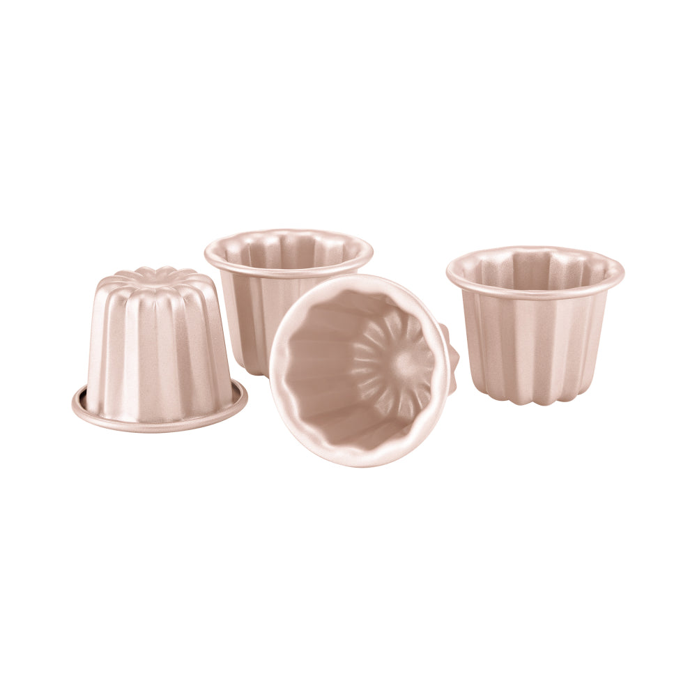 Chefmade Cannele 4 Piece Mould Set