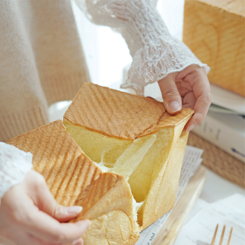 Chefmade Corrugated Square Loaf Pan With Cover 450g