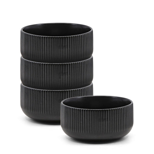 Salt & Pepper Brae Rice Bowls 12 x 6cm - Set of 4