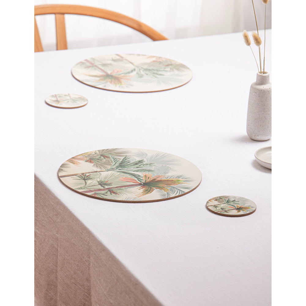 Ladelle Panama Set Of 4 Round Placemats