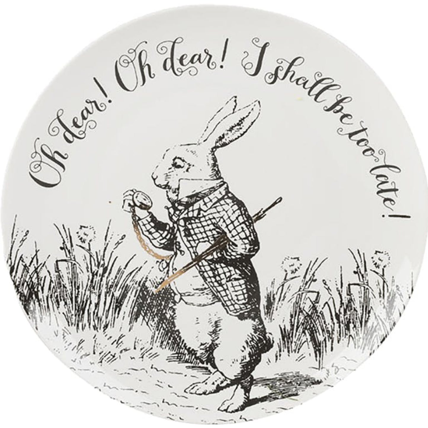 Mikasa x V&A Alice In Wonderland Set of 4 Side Plates