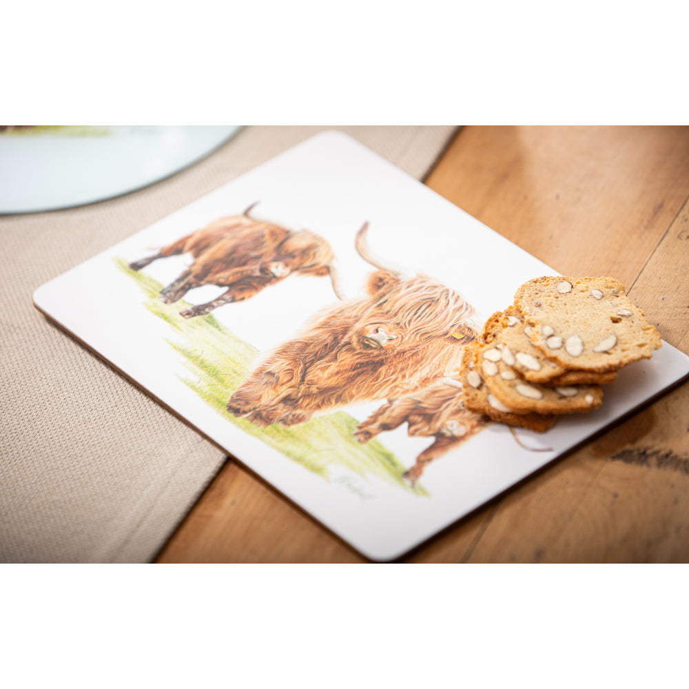 Ashdene Highland Herd Set Of 6 Placemats