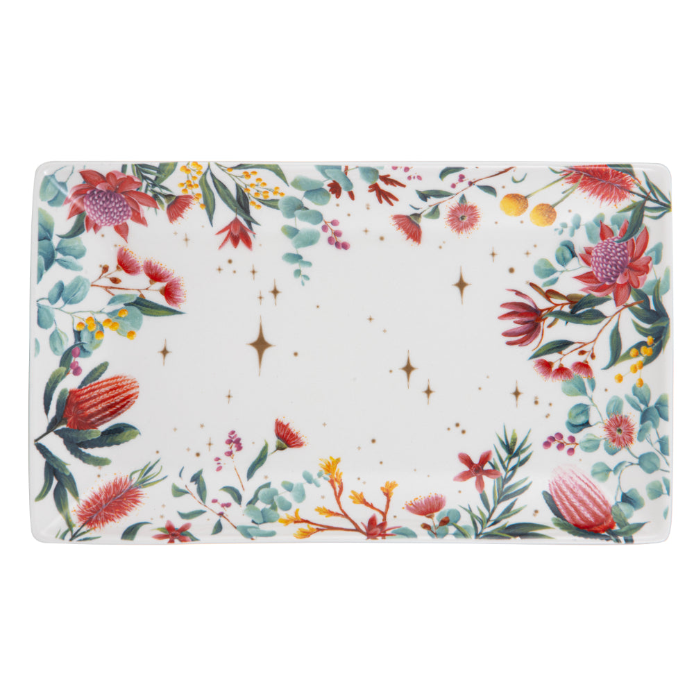 Ashdene Twinkling Blooms Rectangle Platter