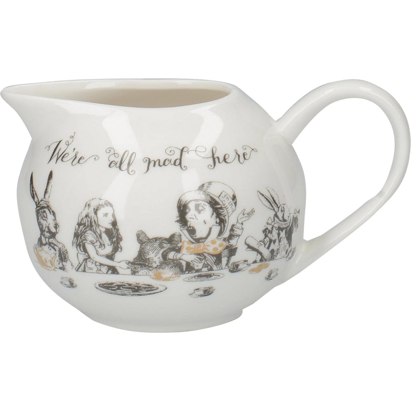 Mikasa x V&A Alice In Wonderland Sugar Bowl & Creamer Jug