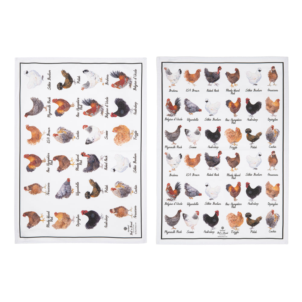 Ashdene Best In Breed Chicken Set Of 2 Kitchen Towels