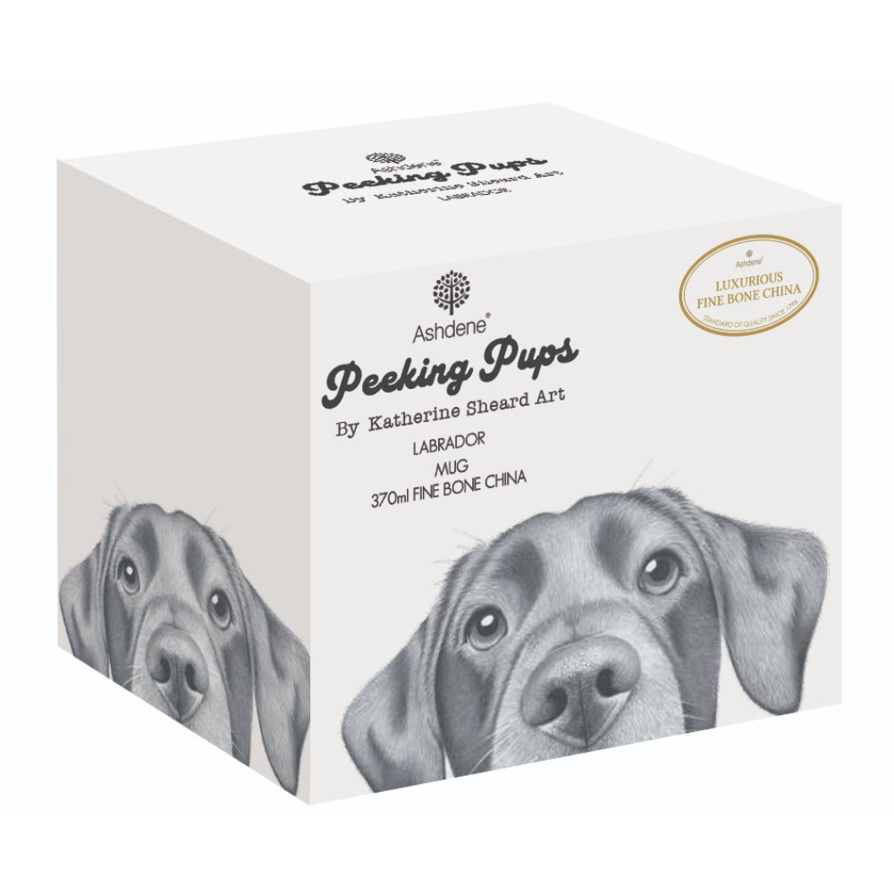Ashdene Peeking Pups Labrador Mug