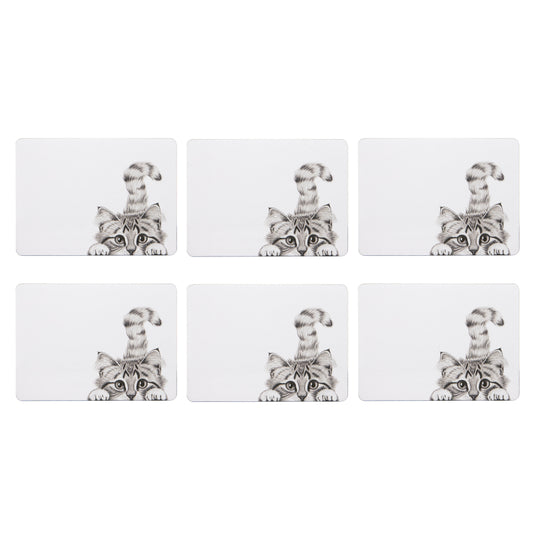 Ashdene Chester The Cat Set of 6 Placemats