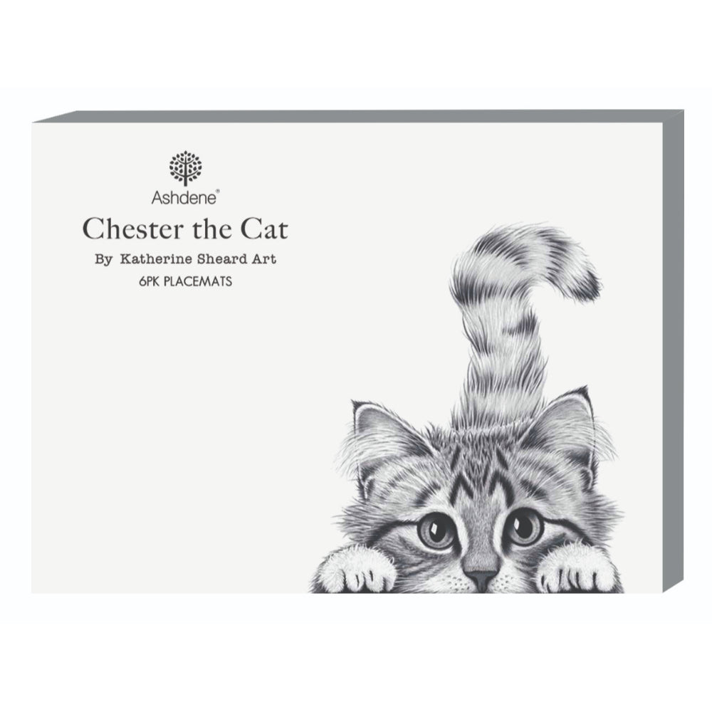 Ashdene Chester The Cat Set of 6 Placemats