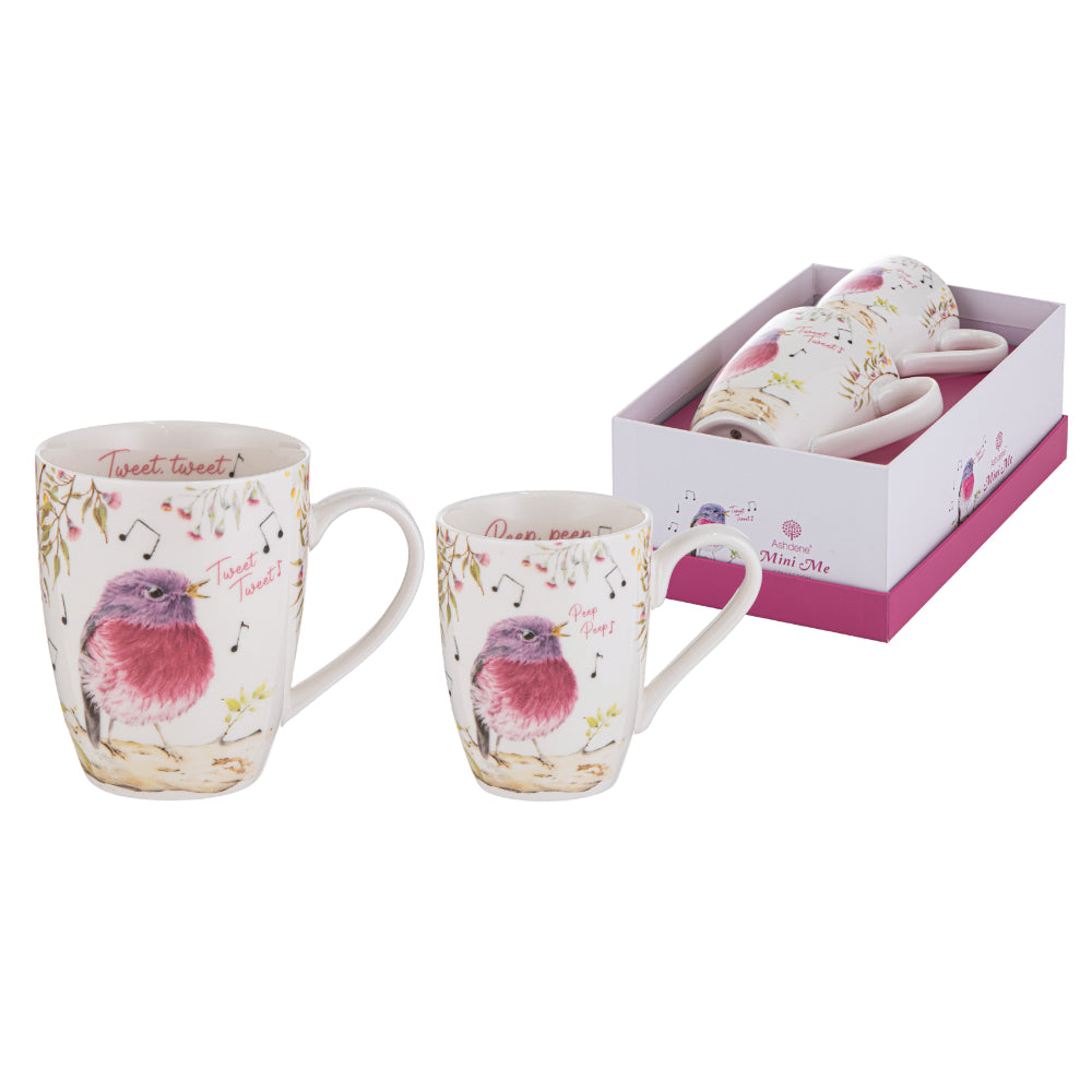 Ashdene Mini Me Tweet Tweet & Peep Peep 2 Piece Mug Gift Set