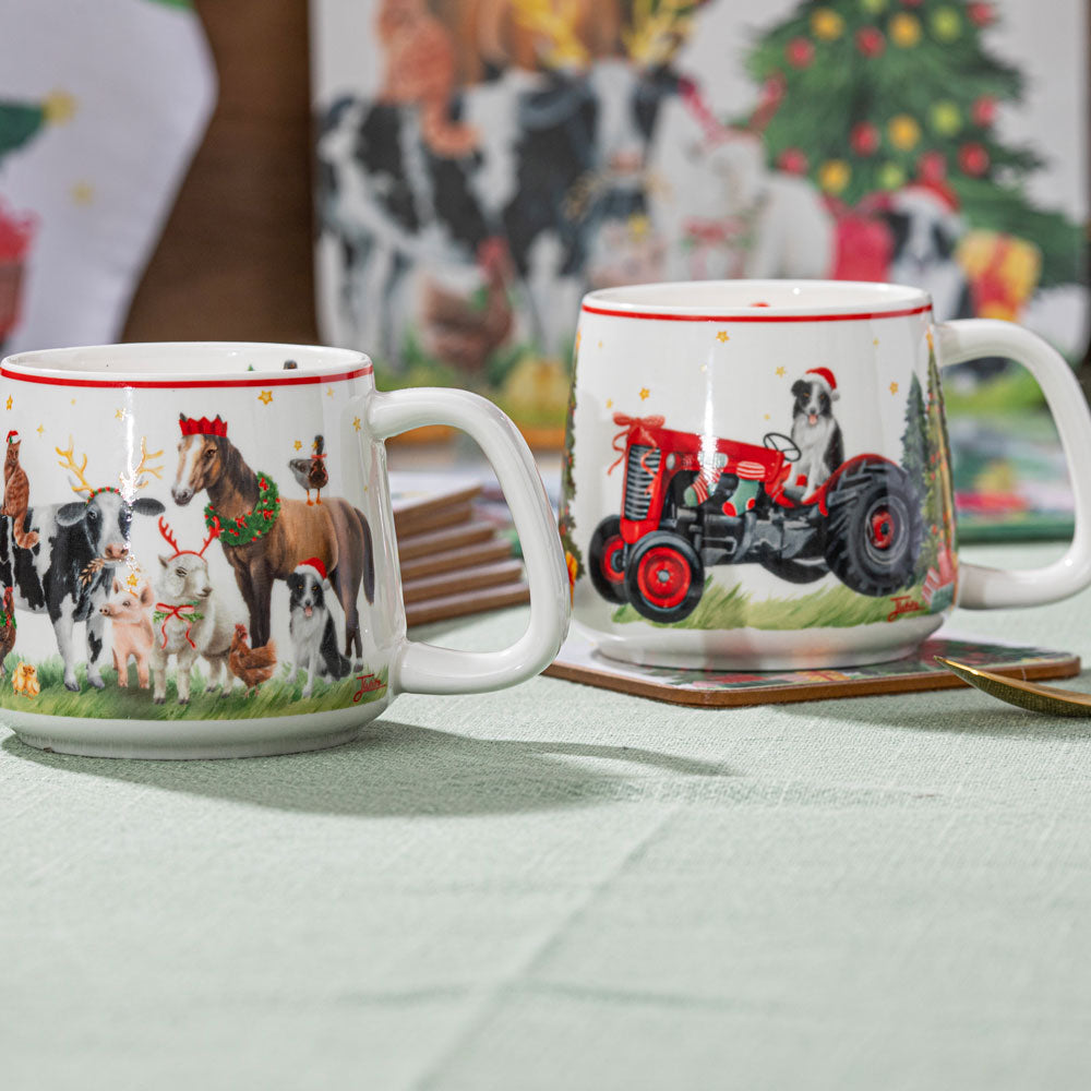 Ashdene Christmas At The Farm Gift Giving Mug