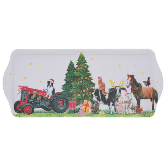 Ashdene Christmas At The Farm Sandwich Tray