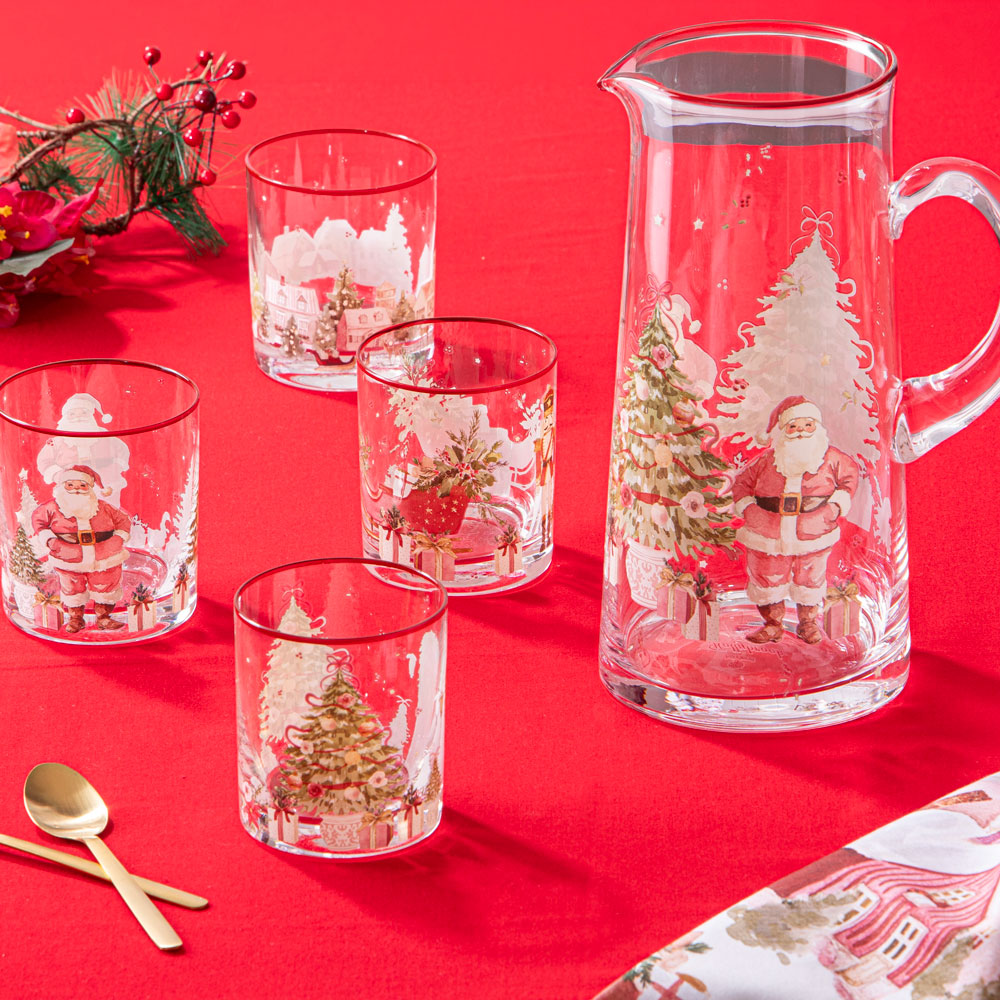 Ashdene Hollybrook Crystal Jug & Tumbler Set