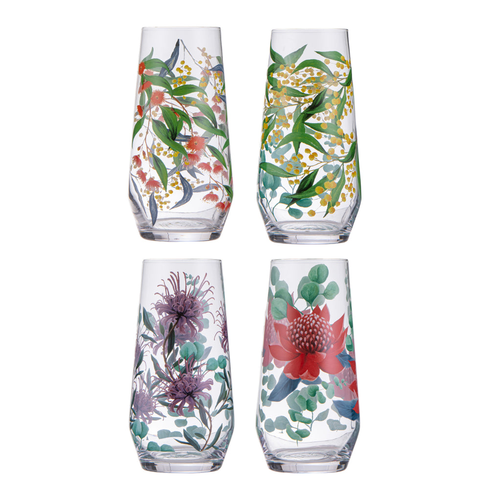 Ashdene Tilly Crystal Highball Tumbler 4 Pack