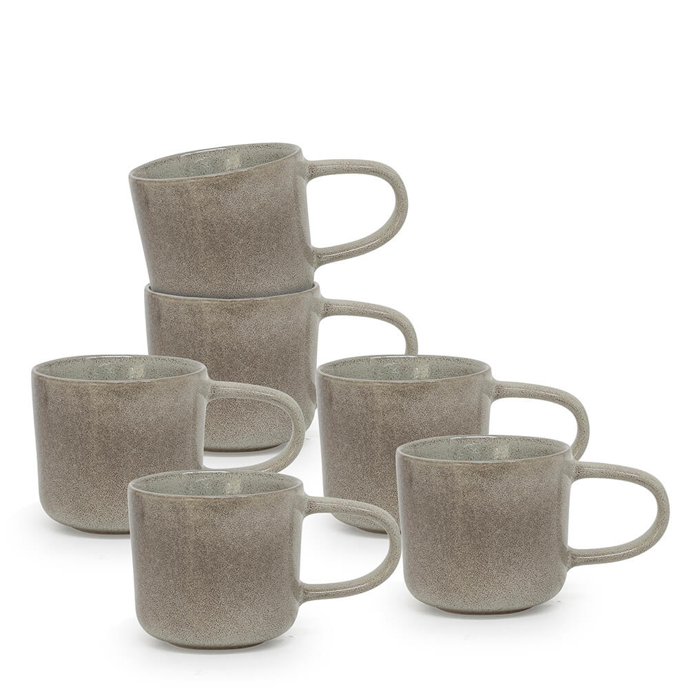 Salt & Pepper Relic Mugs 350mL - Set of 6