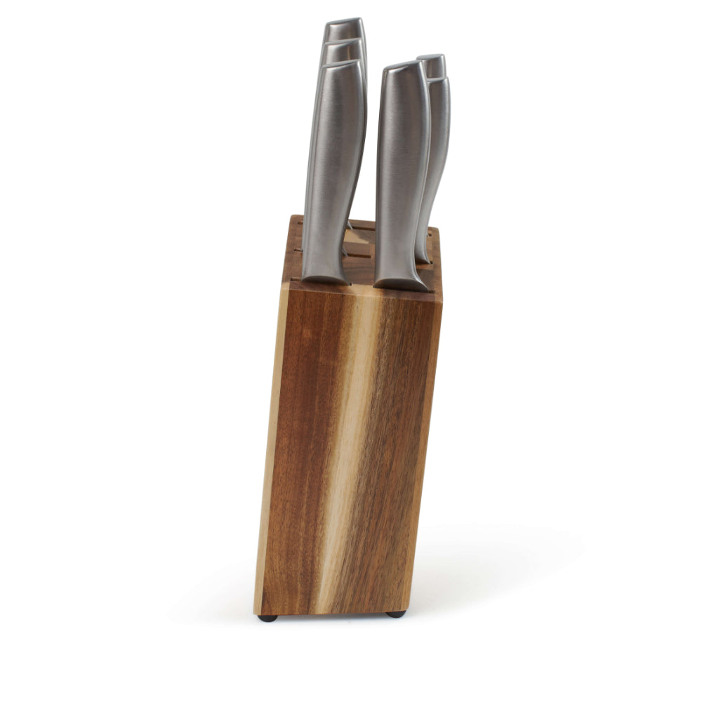 Salt & Pepper Chop Knife Block 7 Piece