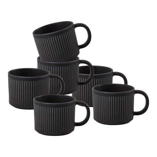 Salt & Pepper Olav Mug 340mL - Set of 6