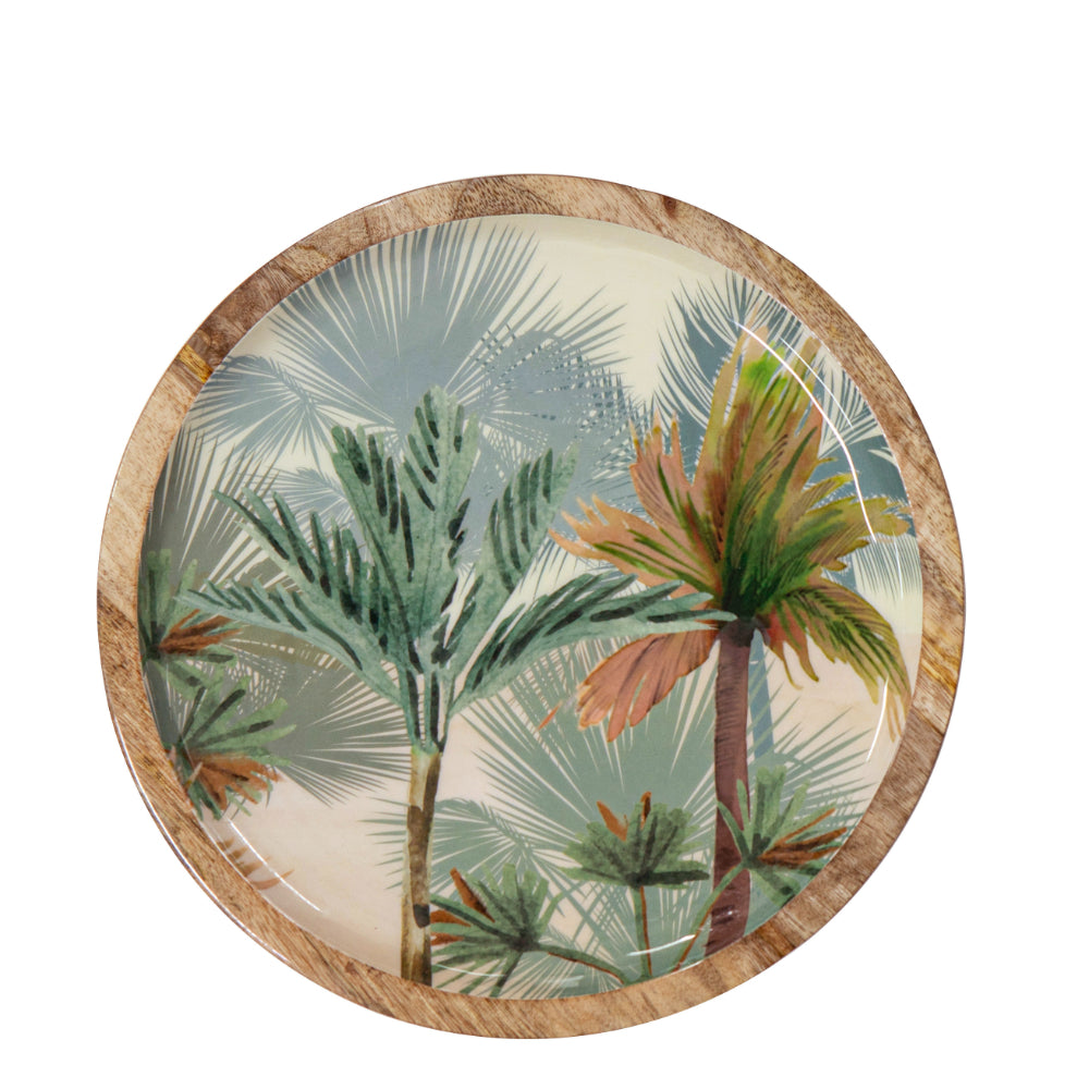 Ladelle Panama Mango Wood Round Platter