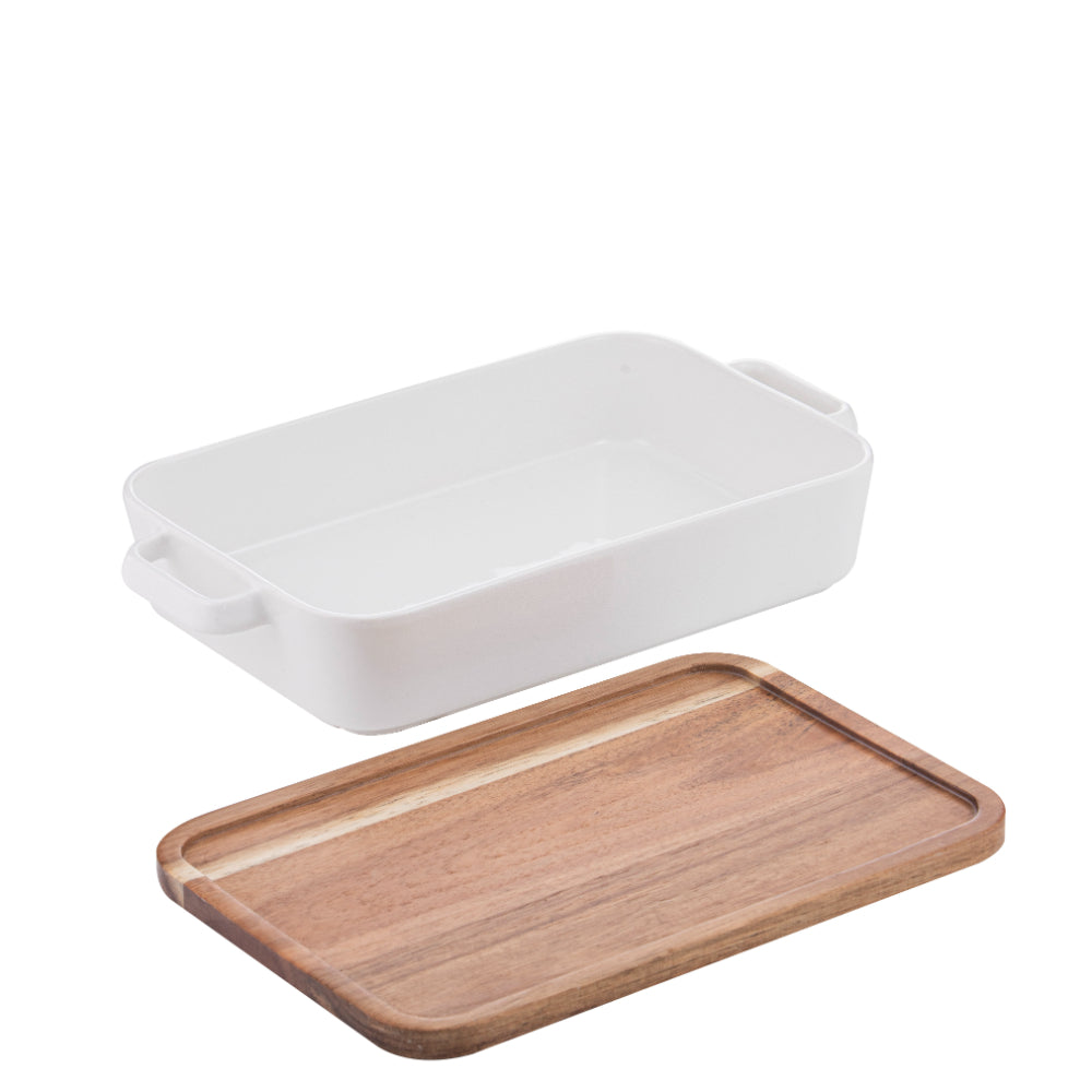 Ladelle Alto Oven To Table Medium Baking Dish With Lid