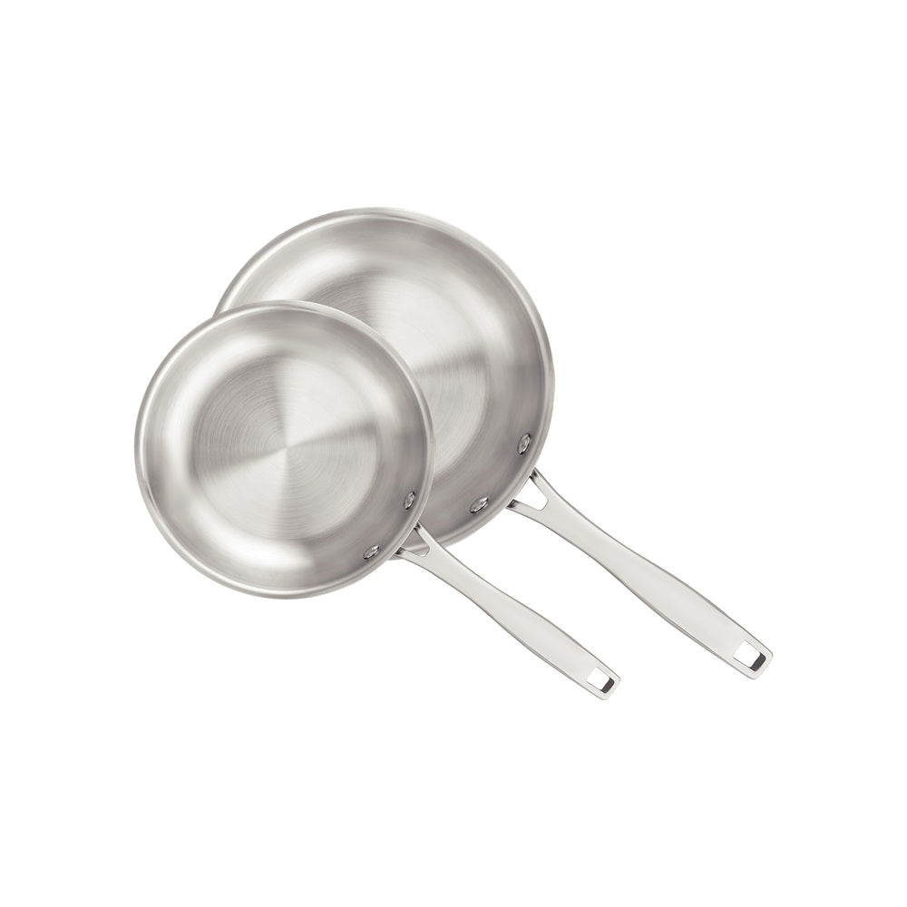 Tramontina Grano Triply Clad 2 Piece Frying Pan Set 20cm & 26cm