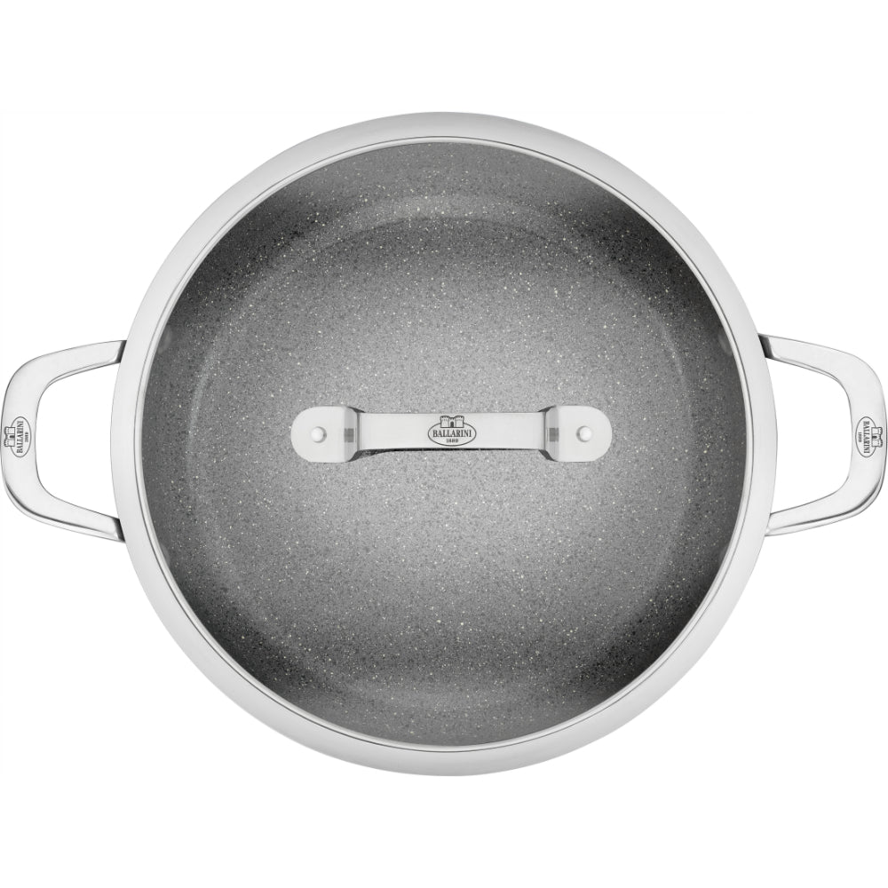 Ballarini Salina Ceramic Titanium Saute Pan With Lid 28cm