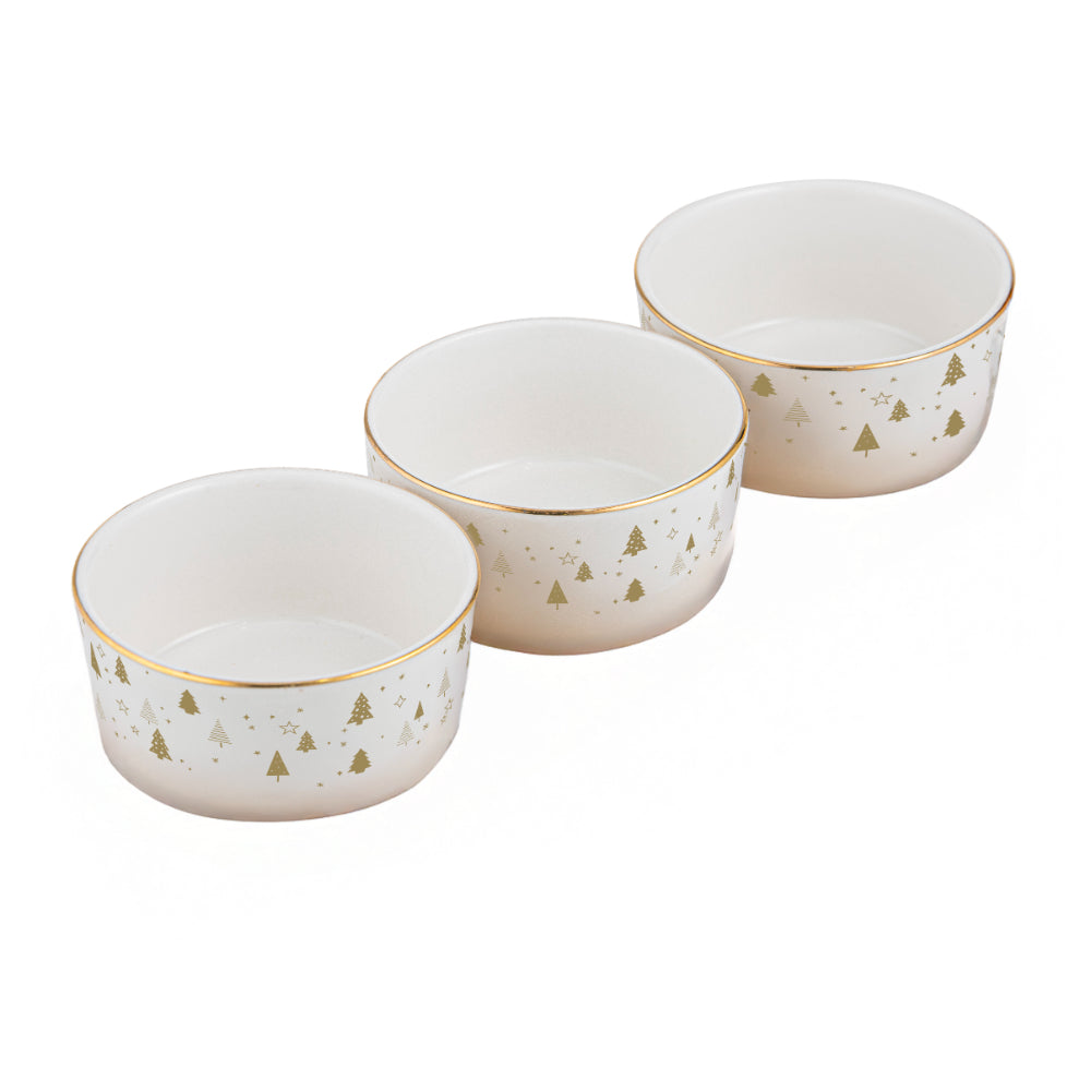 Ladelle Noelle 3 Piece Bowl Set