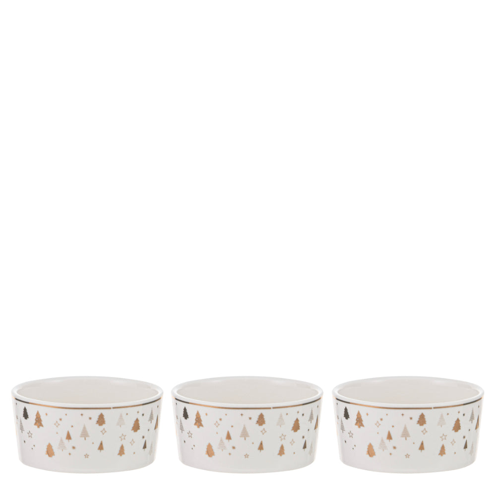 Ladelle Noelle 3 Piece Bowl Set
