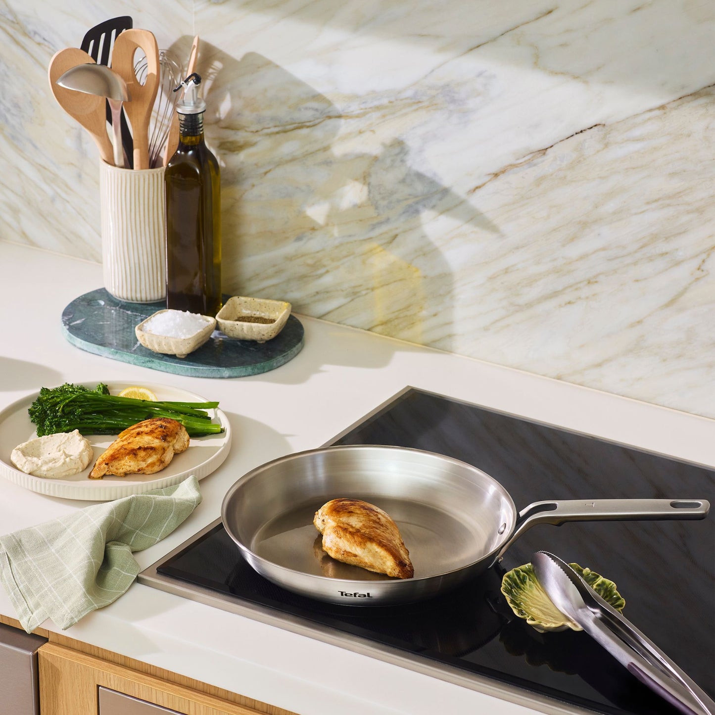 Tefal Extreme Induction Stainless Steel Frypan 28cm