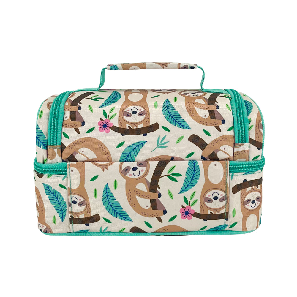 Sachi 'Style 235' Insulated Double Decker Lunch Bag Sleepy Sloths