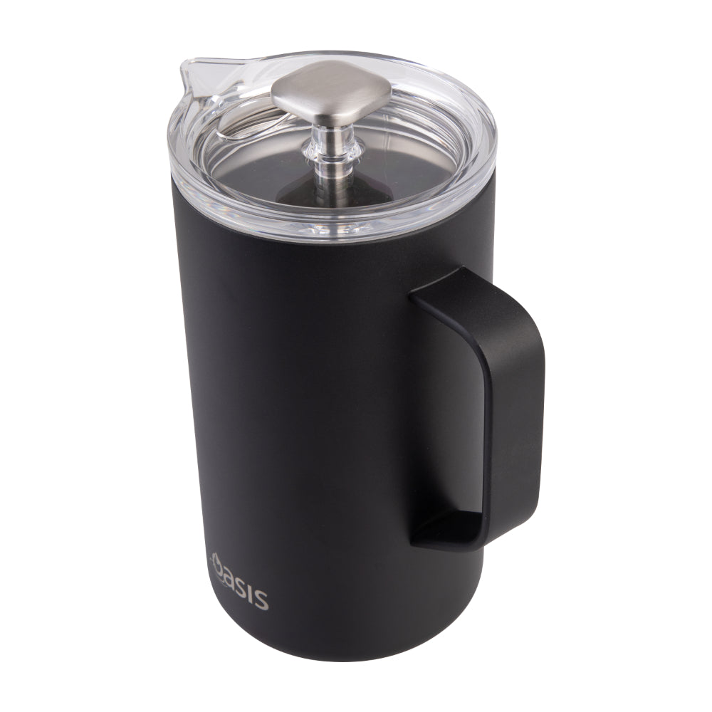Oasis Stainless Steel Double Wall Insulated Coffee Press 8 Cup