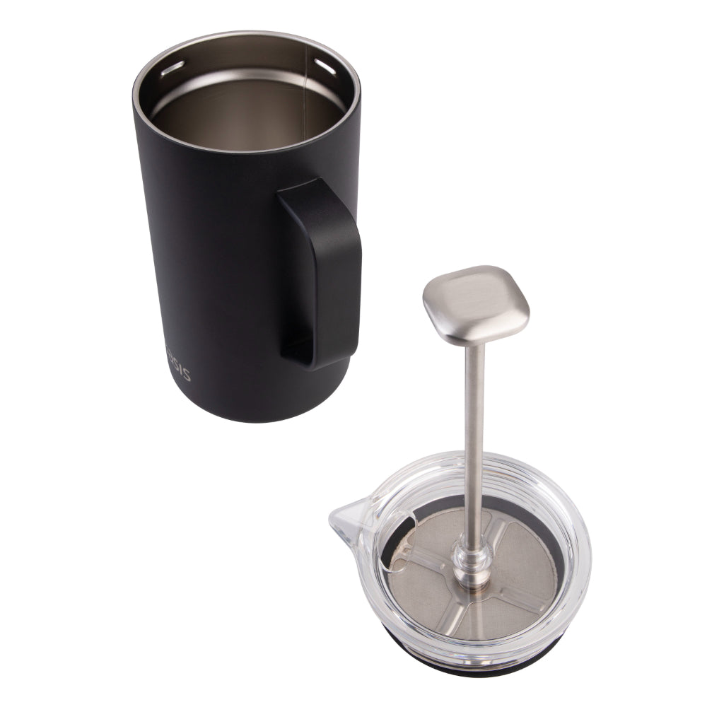 Oasis Stainless Steel Double Wall Insulated Coffee Press 8 Cup
