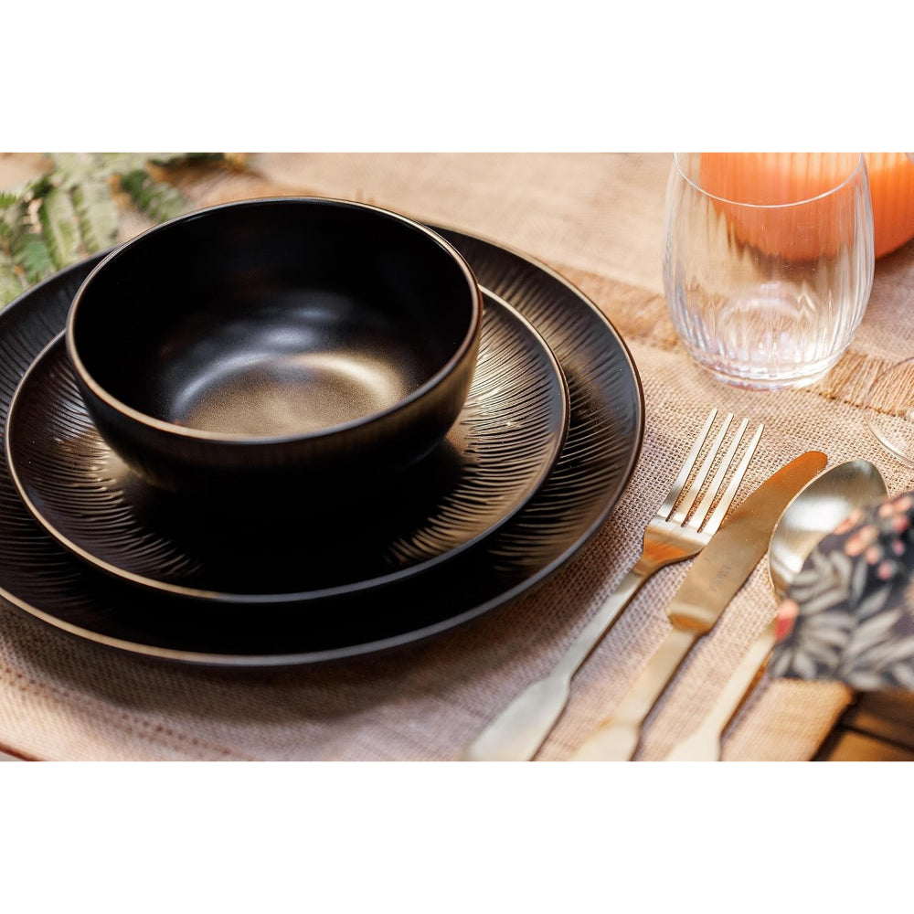 Mikasa Jardin 12 Piece Stoneware Dinner Set