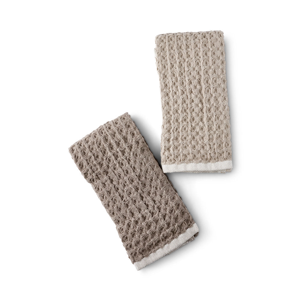 Salt & Pepper Waffle Tea Towel Set of 2