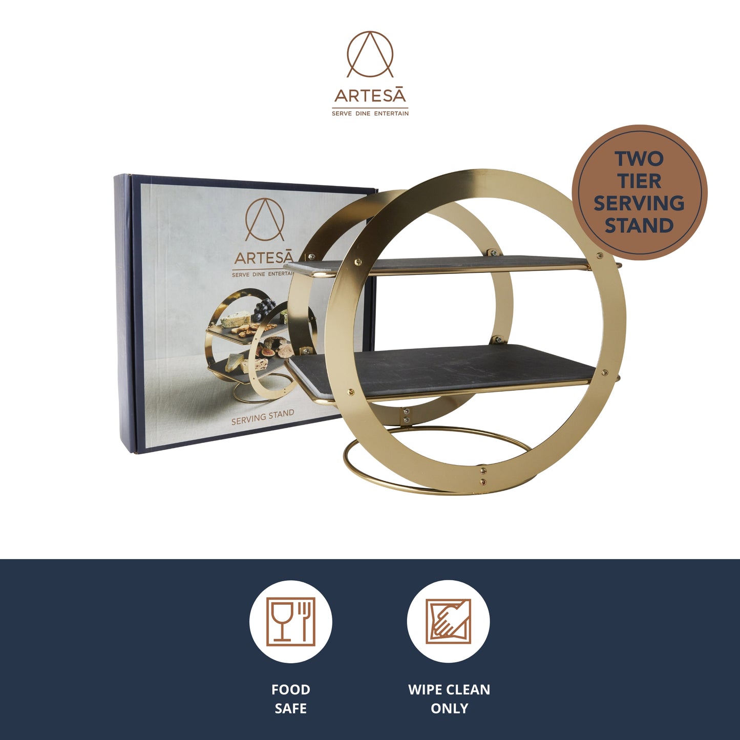 Artesa Wheel Serving Stand