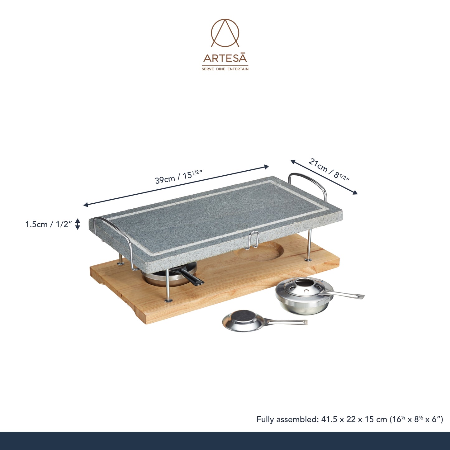 Artesa Marble Hot Stone Grill Set
