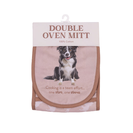 Splosh Cooks Companion Border Collie Oven Mitt