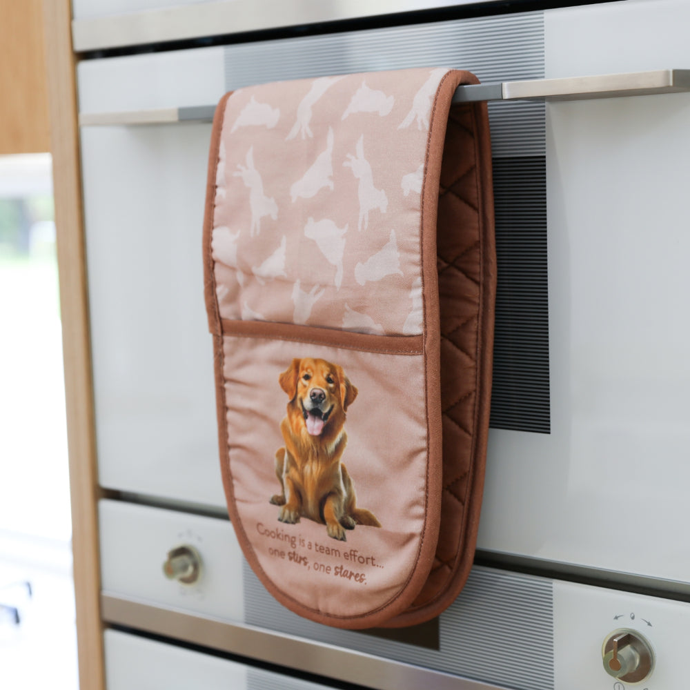 Splosh Cooks Companion Golden Retriever Oven Mitt