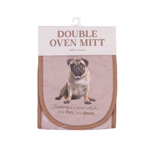Splosh Cooks Companion Pug Oven Mitt
