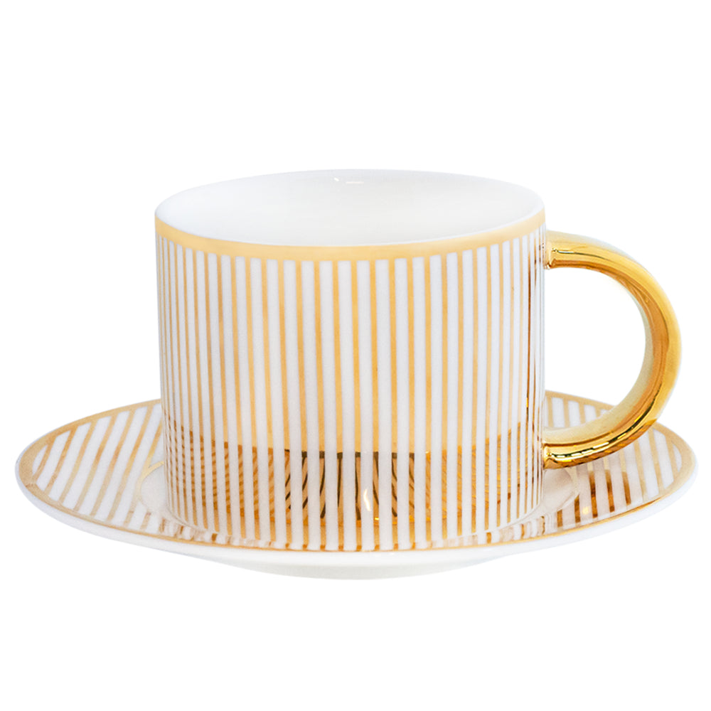 Cristina Re PinstripeTeacup & Saucer