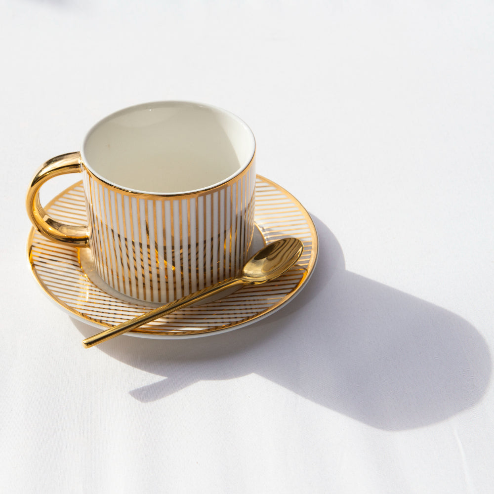 Cristina Re PinstripeTeacup & Saucer